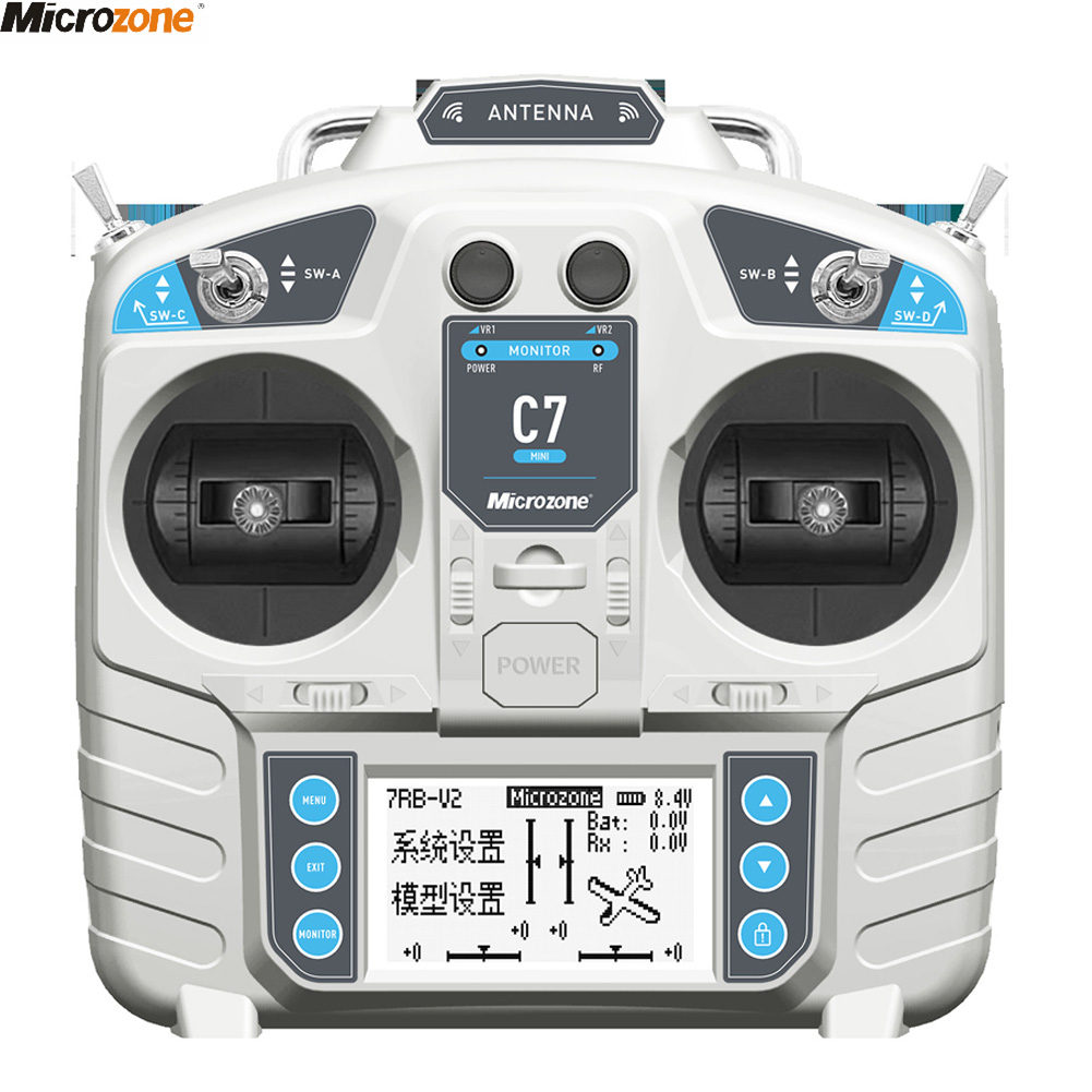 Drone Battery Adapter - MicroZone MC7コントローラー C7 MINI送信機 2.4G MC8RE受信機付き無線システム