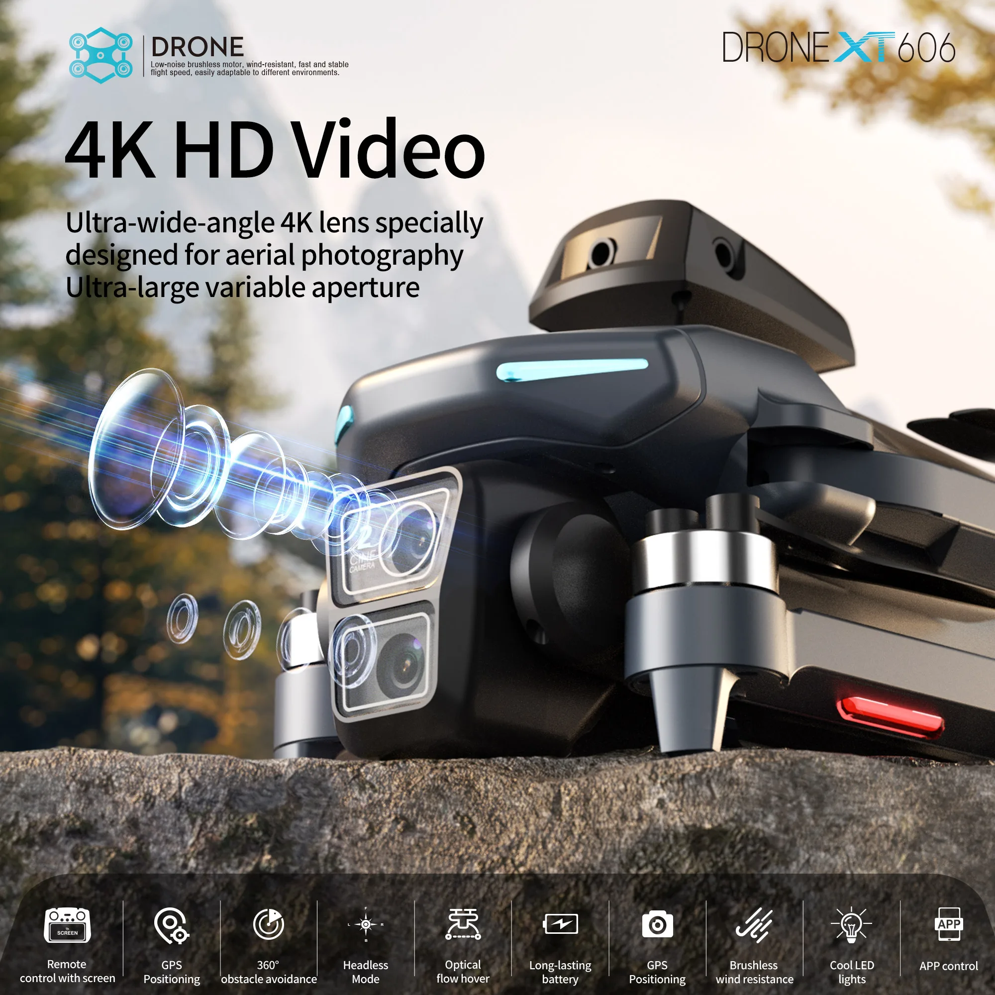 オリジナルXT606 MAX GPSドローン 4Kプロフェッ - Jjrc Drone X12 のレビューと価格