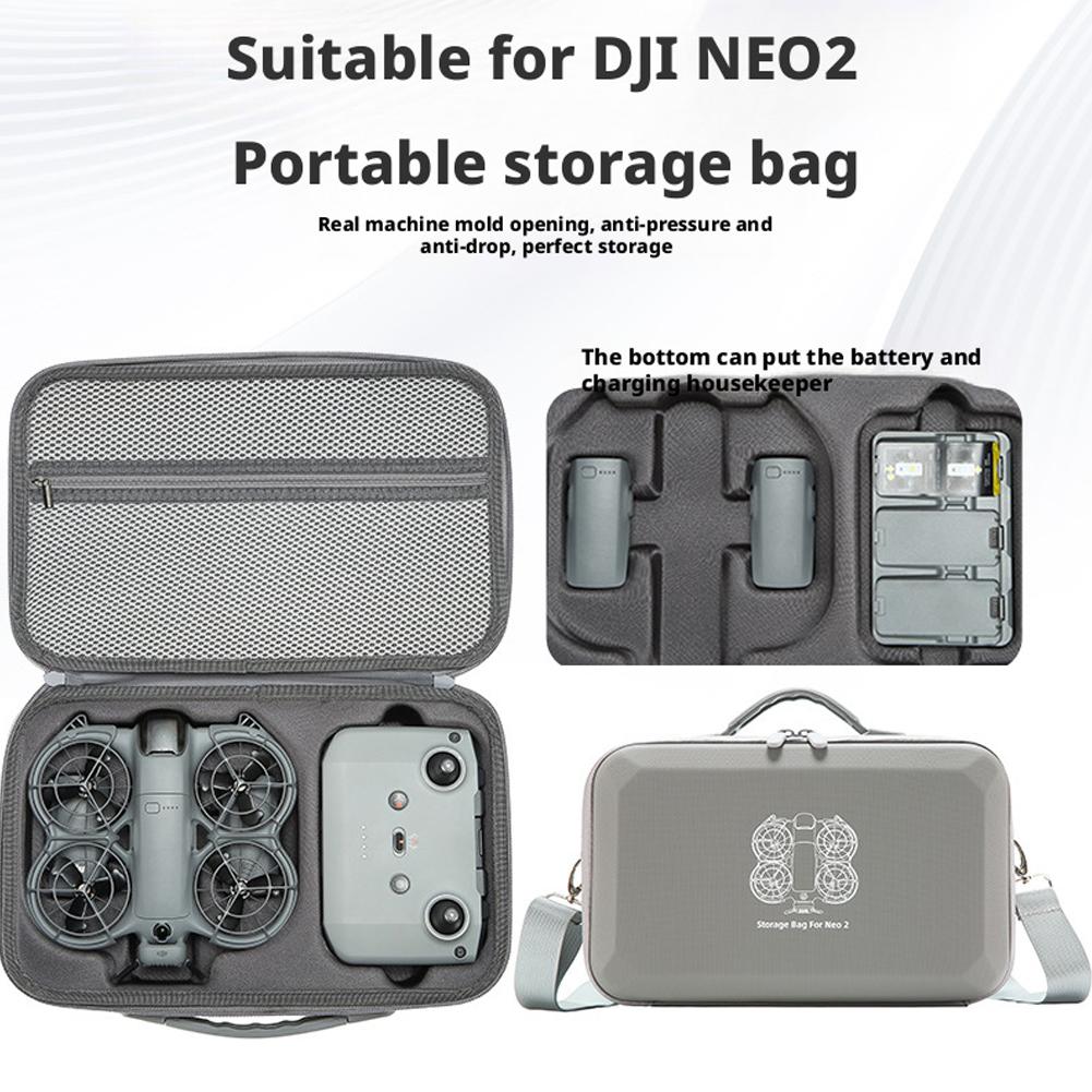 dji NEO2 ドローン収納バッグ双方向ジッパーハードシェ - Drone Hard Shell Case のレビューと価格